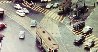 Pedestrian Crossings Taylor Square 1959